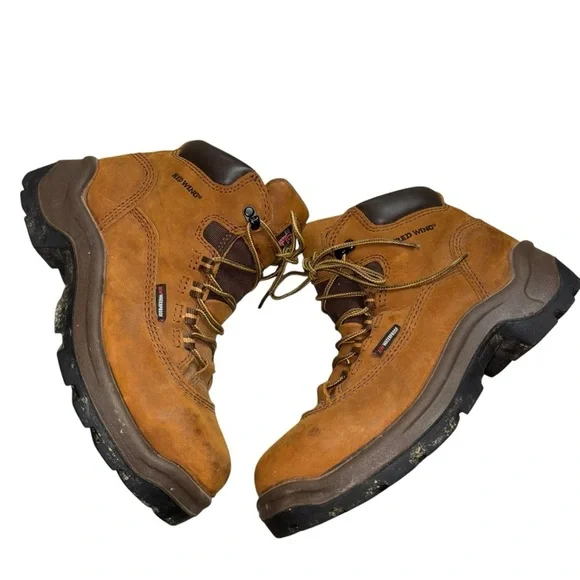 Red Wing 2327 Steel Toe Water Proof Oil Resistant Work Boots Women’s 7.5 Sturdy - Picture 11 of 16